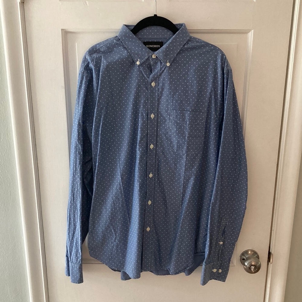 Bonobos Casual Button Down Shirt- Polka Dot
